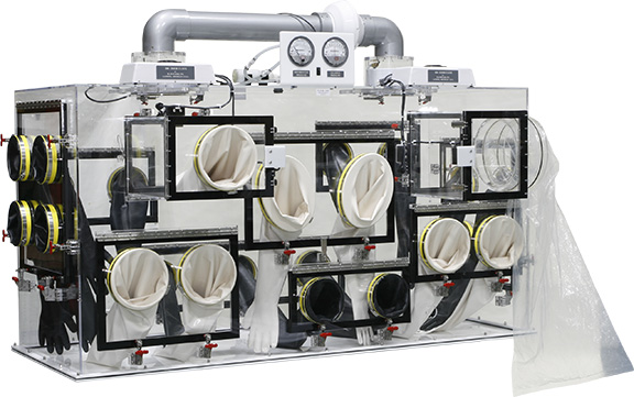 Plas Labs 840 Series Powder Handling Glove Boxes:Laboratory  Ventilation:Enclosures