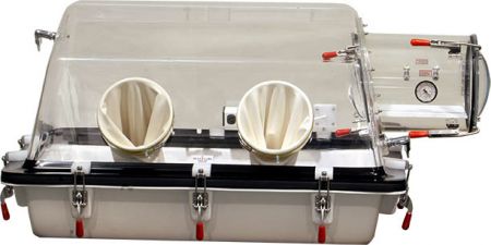 Completely sealed glove box for "Basic" isolation and/or containment.