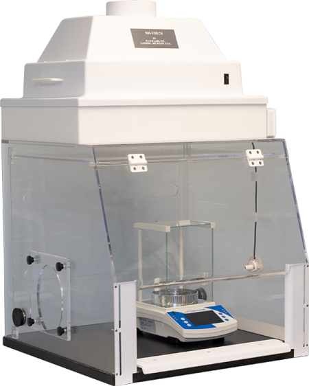 Top mounted HEPA filtered Low Velocity Fume Hoods
